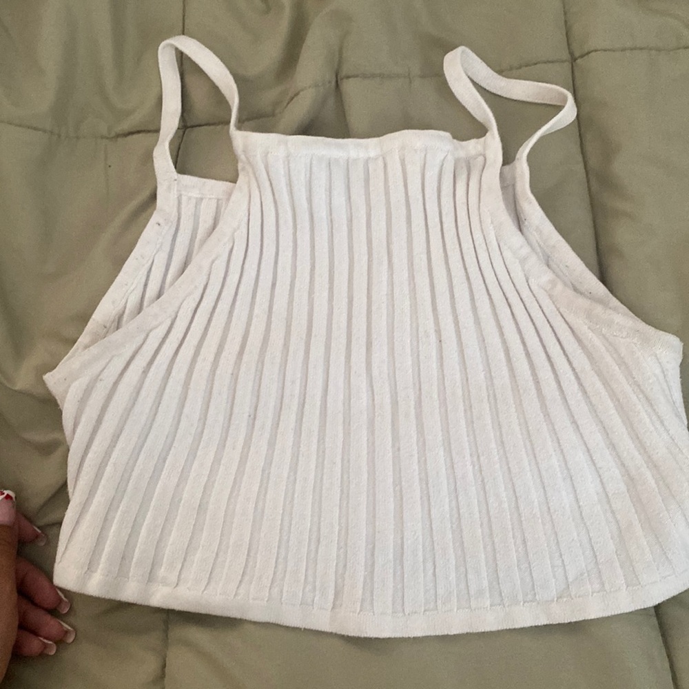 Forever 21 White Crop Top